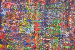 Modern Art Pixels in Multicolor