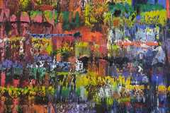 Abstraktion - Spachtel Multicolor